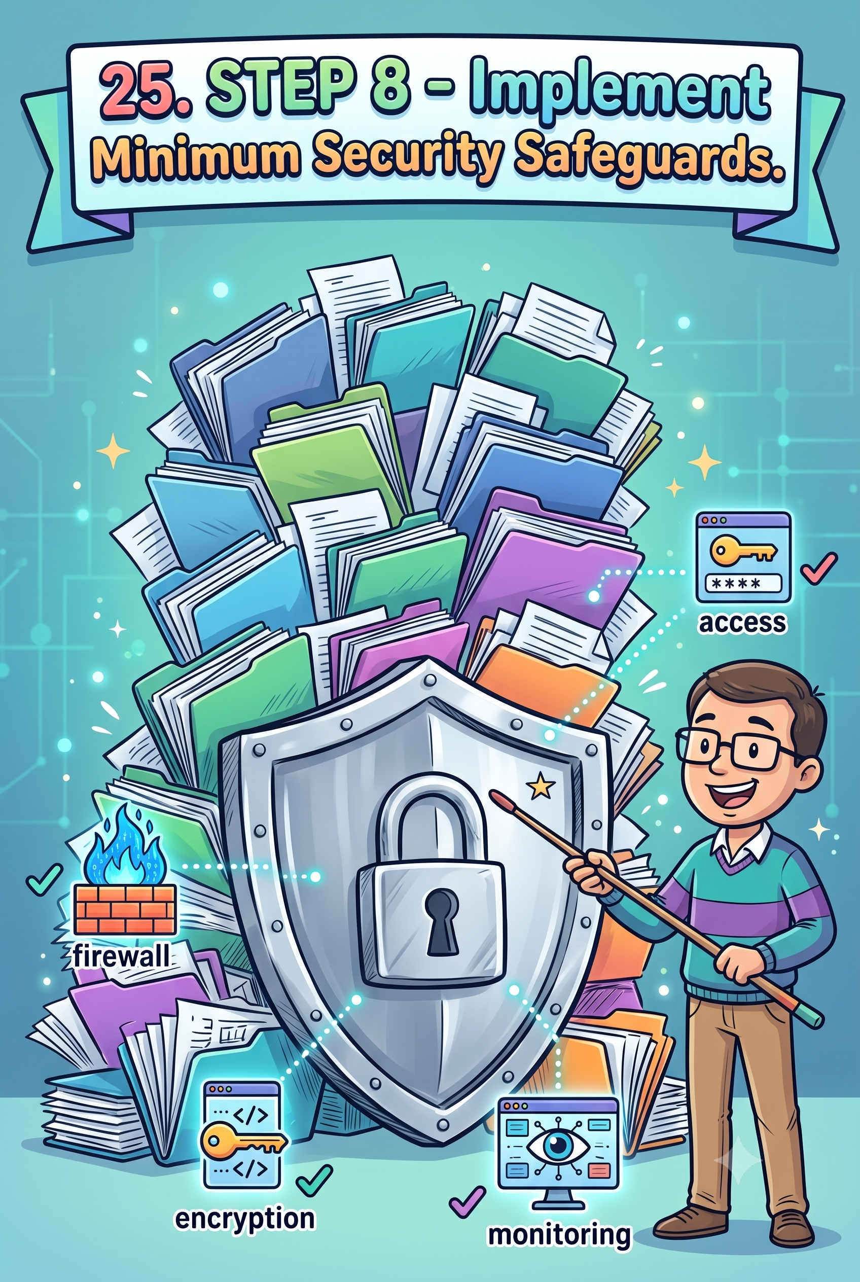 25. STEP 8 - Implement Minimum Security Safeguards