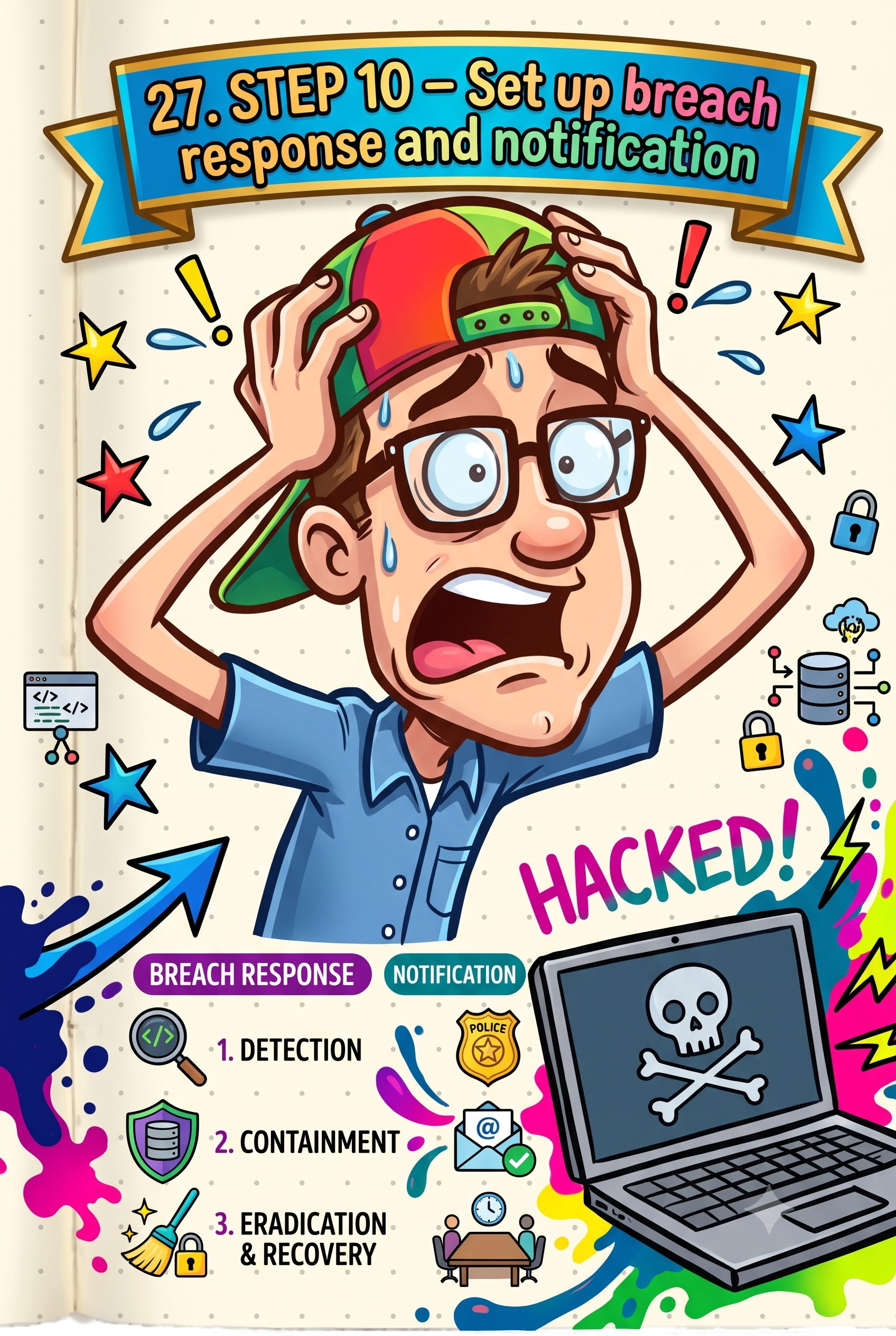 27. STEP 10 – Set up breach response and notification